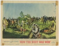 1k500 HOW THE WEST WAS WON LC #4 1964 Henry Fonda powwows with the Native American Indians!