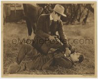 1k514 IN MIZZOURA LC 1919 Robert Warwick tells man on ground he should shoot him like a dog, rare!