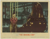1k518 INVISIBLE BOY LC #4 1957 Robby the Robot makes Richard Eyer invisible to the human eye!
