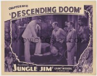 1k535 JUNGLE JIM chapter 10 LC 1936 tense confrontation watched by natives, Descending Doom!