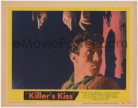 1k542 KILLER'S KISS LC #8 1955 early Stanley Kubrick noir, man with mannequin hands overhead!