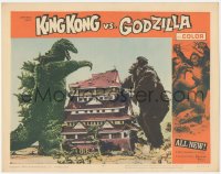 1k546 KING KONG VS. GODZILLA LC #4 1963 special fx image of the 2 mightiest monsters battling!