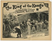 1k548 KING OF THE KONGO chapter 10 LC 1929 man led away in handcuffs by police, Jungle Justice!