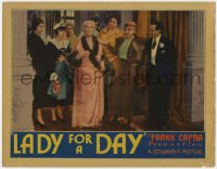 1k554 LADY FOR A DAY LC 1933 Frank Capra, Glenda Farrell shows off May Robson, who's now a lady!