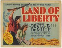 1k095 LAND OF LIBERTY TC 1939 DeMille's patriotic epic of U.S. history w/ 139 famed stars!