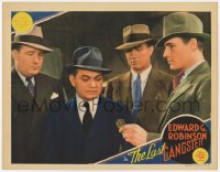 1k557 LAST GANGSTER LC 1937 Edward G. Robinson learns government agents want to see him!