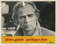 1k560 LAST TANGO IN PARIS int'l LC #8 1973 best close up of Marlon Brando, Bernardo Bertolucci!