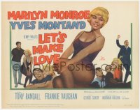 1k096 LET'S MAKE LOVE TC 1960 four images of super sexy Marilyn Monroe & Yves Montand!