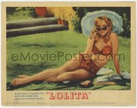 1k574 LOLITA LC #2 1962 Stanley Kubrick, iconic close up of sexy Sue Lyon in two-piece swimsuit!