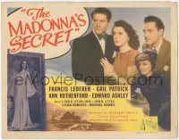 1k103 MADONNA'S SECRET TC 1946 sexy Gail Patrick, Francis Lederer, Ann Rutherford, murder mystery!