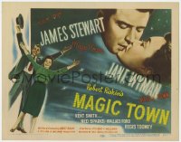 1k104 MAGIC TOWN TC 1947 pollster James Stewart, Jane Wyman, directed by William Wellman!