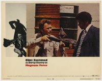 1k595 MAGNUM FORCE LC #1 1973 Clint Eastwood as Dirty Harry pointing gun at Felton Perry!