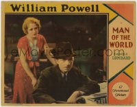 1k604 MAN OF THE WORLD LC 1931 c/u of Wynne Gibson staring at concerned William Powell, very rare!