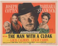 1k110 MAN WITH A CLOAK TC 1951 what strange hold did Joseph Cotten have over Stanwyck & Caron!