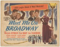1k115 MEET ME ON BROADWAY TC 1946 Marjorie Reynolds, Jinx Falkenburg, love's young dream!