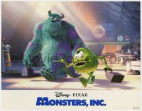 1k639 MONSTERS, INC. LC 2001 Mike & Sully walking with lunchboxes, Disney/Pixar animation!