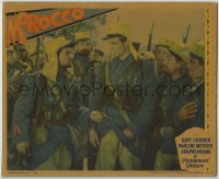 1k644 MOROCCO LC 1930 Josef von Sternberg, Legionnaire Gary Cooper in confrontation with others!