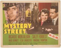 1k122 MYSTERY STREET TC 1950 Ricardo Montalban, Sally Forrest. John Sturges film noir!