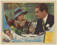 1k661 NEXT TIME WE LOVE LC 1936 Margaret Sullivan tells Ray Milland how much she loves Stewart!