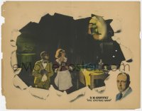 1k685 ONE EXCITING NIGHT LC 1922 D.W. Griffith, white actors in blackface looking scared, rare!