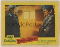 1k702 PATHS OF GLORY LC #4 1958 Stanley Kubrick WWI classic, c/u of Ralph Meeker & Joe Turkel!
