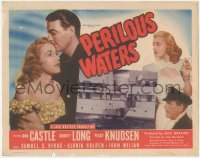 1k134 PERILOUS WATERS TC 1948 Don Castle, pretty Audrey Long & Peggy Knudsen on ship!