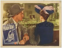 1k712 PHANTOM LADY LC 1944 Fay Helm as title character & Alan Curtis at bar in Robert Siodmak noir!