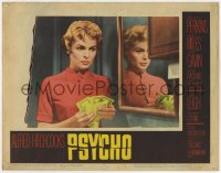 1k729 PSYCHO LC #5 1960 Alfred Hitchcock classic, pretty Janet Leigh holds stolen cash in bathroom!