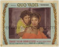 1k734 QUO VADIS LC #2 1951 c/u of Peter Ustinov as Nero & sexy Patricia Laffan as Poppaea!