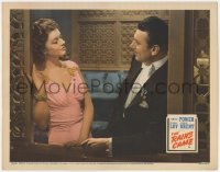 1k739 RAINS CAME LC R1943 great close up of sexy Myrna Loy & George Brent in window!