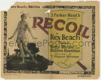 1k142 RECOIL TC 1924 full-length image of sexy showgirl Betty Blythe in skimpy outfit, Rex Beach