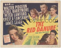 1k143 RED DANUBE TC 1949 Janet Leigh, Angela Lansbury, Walter Pidgeon, Peter Lawford, Barrymore