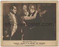 1k773 ROSE OF BLOOD LC 1917 Theda Bara caught in Russian Revolution love triangle, ultra rare!