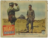 1k780 SAHARA LC 1943 John Wengraf tells Humphrey Bogart that Americans have reputation for humor!