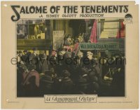 1k783 SALOME OF THE TENEMENTS LC 1925 Jewish reporter Jetta Goudal & rich Godfrey Tearle, rare!