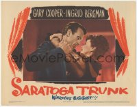 1k787 SARATOGA TRUNK LC 1945 c/u of Ingrid Bergman with her arms around Gary Cooper's neck!