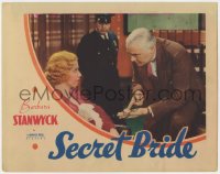 1k800 SECRET BRIDE LC 1934 Glenda Farrell shown murder weapon by District Attorney, Dieterle, rare!