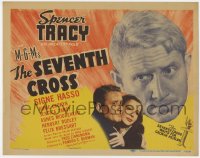 1k155 SEVENTH CROSS TC 1944 Spencer Tracy in his greatest role, Signe Hasso, Fred Zinnemann, WWII