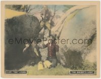 1k814 SHERIFF'S LASH LC 1929 Cliff Tex Lyons catches bad guy Edmund Cobb hiding behind rocks!