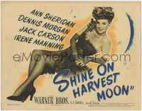 1k157 SHINE ON HARVEST MOON TC 1944 full-length sexy Ann Sheridan wearing fishnet stockings!