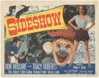 1k159 SIDESHOW TC 1950 T-man Don McGuire goes undercover at a carnival & busts jewel smugglers!