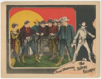 1k819 SILENT STRANGER LC 1924 Fred Thomson protects pretty Hazel Keener from six bad guys!