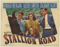 1k848 STALLION ROAD LC #8 1947 pretty Alexis Smith between Ronald Reagan & Zachary Scott!