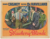 1k862 STRAWBERRY BLONDE LC 1941 Irish dentist James Cagney about to get in fight with Dick Wessel!