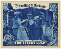 1k890 TIM TYLER'S LUCK chapter 7 LC 1937 Frankie Thomas, Africa serial, The King of the Gorillas!