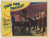 1k914 TWO FOR TONIGHT LC 1935 Bing Crosby, Mary Boland & others singing by grand piano!