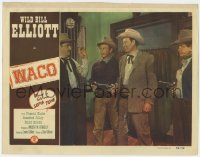 1k934 WACO LC #4 1952 Wild Bill Elliott & his boys hold their guns on the sheriff!