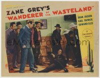 1k941 WANDERER OF THE WASTELAND LC 1935 Dean Jagger glares at man he just knocked down, Zane Grey!