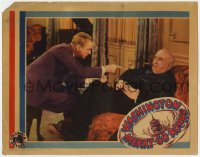 1k945 WASHINGTON MERRY-GO-ROUND LC 1932 close up of Lee Tracy confronting Berton Churchill w/cigar!