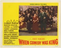 1k960 WHEN COMEDY WAS KING LC #3 1960 great scene from one of Charlie Chaplin's movies!